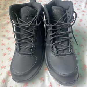 nike acg manoa leather txt black ltr trail all terrain sneaker boots
